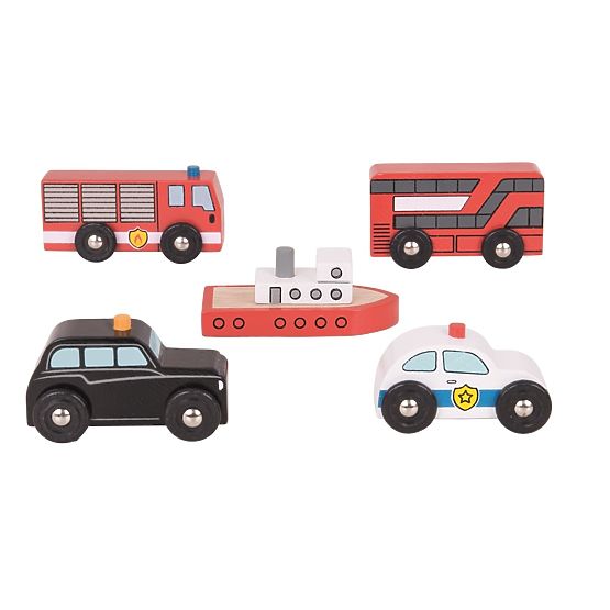 Bigjigs Rail City Cars