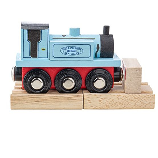 Bigjigs Rail Holzeisenbahn Terrier blau