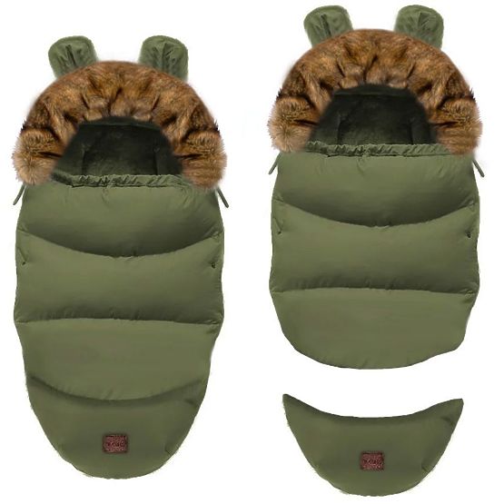 Teddy Khaki wachsende Tasche