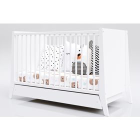 Babybett Cosmo 120x60 - weiß, Pietrus