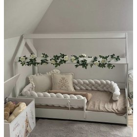 Hausbett Sofie 180x80 cm - weiß