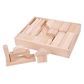 Große Holzbausteine - natur, Bigjigs Toys