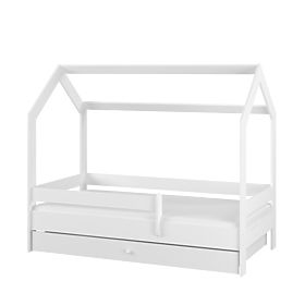 Hausbett Sofie 180x80 cm - grau, BabyBoo