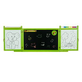 Magnet-/Kreidetafel für Kinder an der Wand – grün, 3Toys.com