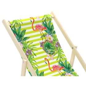 Kinderstrandkorb Flamingos und tropische Blumen, Chill Outdoor