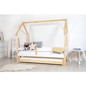 Kinderhausbett Frank SCANDI - weiß-natur, Litdrew