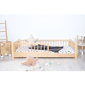 Niedriges Montessori-Kinderbett Ourbaby - Natur, Ourbaby®