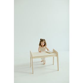 Kinderholztisch mit Stuhl S/M - natur, baby wood