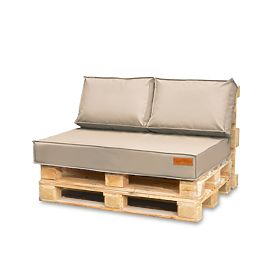 Kissenset für Palettenmöbel - Beige, FLUMI