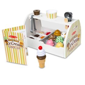 Melissa & Doug hölzerne Eisdiele