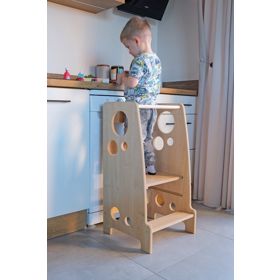 Montessori Lernturm Ringe Dekor Woody, Ourbaby®