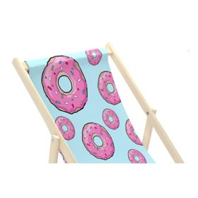 Pink Donuts Strandkorb, Chill Outdoor