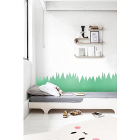 Wandschutz aus Schaumstoff hinter dem Bett - Gras, VYLEN